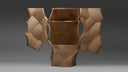 MANTA PILTI CABINET | Sculptural Faceted Cabinet | Limited Edition