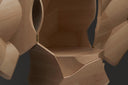 MANTA PILTI CABINET | Sculptural Faceted Cabinet | Limited Edition