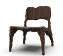 MANTA PILTI LOW CHAIR | Sculptural Carved Low Chair | Limited Edition