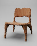 MANTA PILTI LOW CHAIR | Sculptural Carved Low Chair | Limited Edition