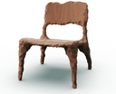 MANTA PILTI LOW CHAIR | Sculptural Carved Low Chair | Limited Edition
