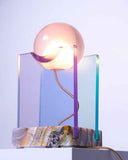 Rotonda Onyx | Sculptural Onyx and Resin Lamp | Table Lamp