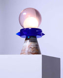 Tona Blue | Sculptural Crystal Resin Lamp | Table Lamp