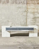 Coexist | Stone and Metal Bench - INTERNATIONAL DESIGN - Bench - luxury - art