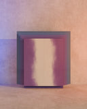 Sculptural storage cabinet featuring layered glass and resin panels. A designer cabinet inspired by coastal landscapes and contemporary craftsmanship.