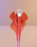 Luxury floor lamp featuring layered petal-shaped detailing. Designed to create ambience and sculptural presence.