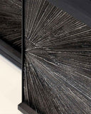 BLACK SUN HOLE | Designer Cabinet | Limited Edition