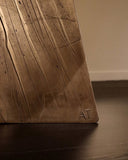 Designer metal table base