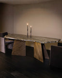 Designer stone dining table