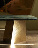 Sculptural marble tabletop