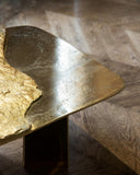 Organic bronze tabletop detail