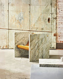 Designer marble chair celebrating natural stone craftsmanship. A collectible furniture piece with contemporary appeal.
