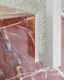 Designer wall mirror celebrating the beauty of natural red jasper. Crafted for sophisticated living spaces.