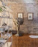 Statement table lamp with a sculptural stone-inspired profile. Designed for luxury residential and hospitality spaces.