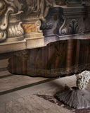 Sculptural dining table inspired by natural geological textures. Designed as a contemporary statement furniture piece.
