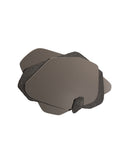 Contemporary wall mirror inspired by eroded rock formations. Crafted to combine reflective surfaces with natural forms.