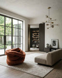 The IAMMI Brrrick collection displayed in a contemporary interior. Sculptural furniture brings architectural character to luxury living spaces.