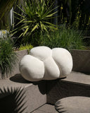 The Clouds collection arranged in a sophisticated contemporary living room. Sculptural seating combines comfort with designer craftsmanship.