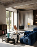 IAMMI Melty designer furniture styled within a sophisticated residential environment. Contemporary sculptural forms create a playful statement for modern interiors.