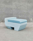 Amphibious Puff in Light Blue | Contemporary Seating