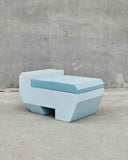 Amphibious Puff in Light Blue | Contemporary Seating