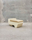 Amphibious Puff in Beige | Contemporary Seating