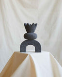 Contemporary volcanic rock object showcasing refined craftsmanship and natural stone textures. Designed as an elegant accent piece for modern living spaces.