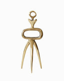 Sculptural object crafted from cast bronze with a contemporary architectural silhouette. A designer bronze object created for luxury modern interiors.