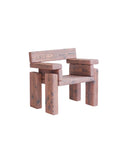 Designer timber armchair 