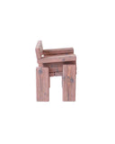 TIMBER Armchair Burned Pine - Pink | Modern Designer Seating