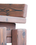TIMBER Armchair Burned Pine - Pink | Modern Designer Seating