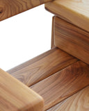 Elm armchair detail close