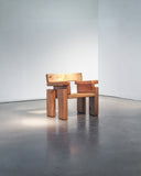 Designer elm armchair