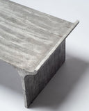 Contemporary designer coffee table highlighting a handcrafted metallic texture. Crafted to create visual depth and character.