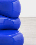 Luxury contemporary stool featuring elegant architectural lines and sculptural craftsmanship. Designed as a versatile accent piece for refined interiors.