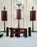 BRUTALIST DJ Booth - Red | Contemporary Music Deck