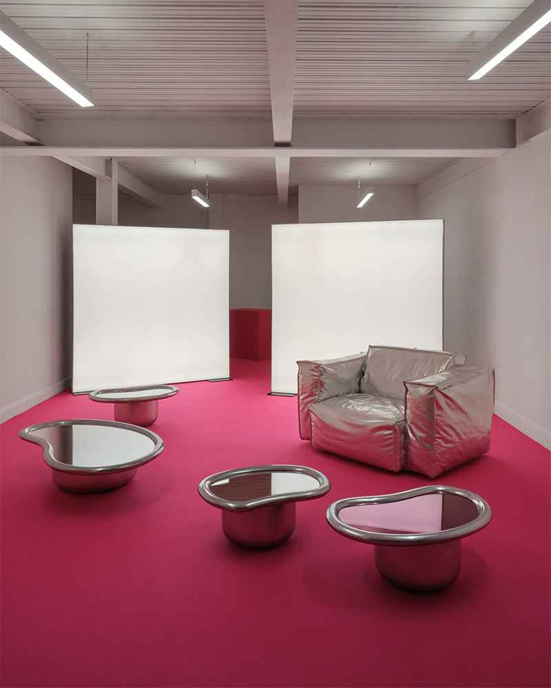 Laghi M Coffee Table Silver | Sculptural Coffee Table | Limited Edition | Art & Collectible Design | INTERNATIONAL DESIGN