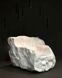 ICEBERG | Soapstone Sculptural Chair | Stone & Textile Design