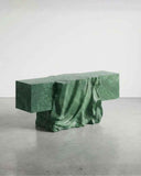 Cement Venus Bench | Sculptural Marble Seat