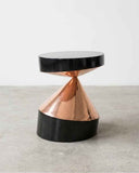 Whirling Twins | Copper Sculptural Side Table