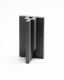  Close up of the chalky exposed concrete texture of the Chandigarh sculpture
