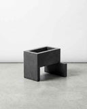 Chandigarh III | Black Concrete Arch Vase | Sculpture
