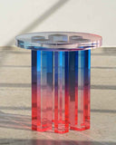 Blue Magenta Gradient Crystal Table XII | Table | Limited Edition