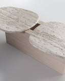 Taras | Marble and Wood Coffee Table - INTERNATIONAL DESIGN - Coffee Tables - luxury - art