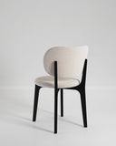 Richmond | Wood, Velvet & Bouclé Dining Chair | Dining Chair - INTERNATIONAL DESIGN - Dining Chairs - luxury - art