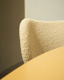 Richmond | Wood, Velvet & Bouclé Dining Chair | Dining Chair - INTERNATIONAL DESIGN - Dining Chairs - luxury - art