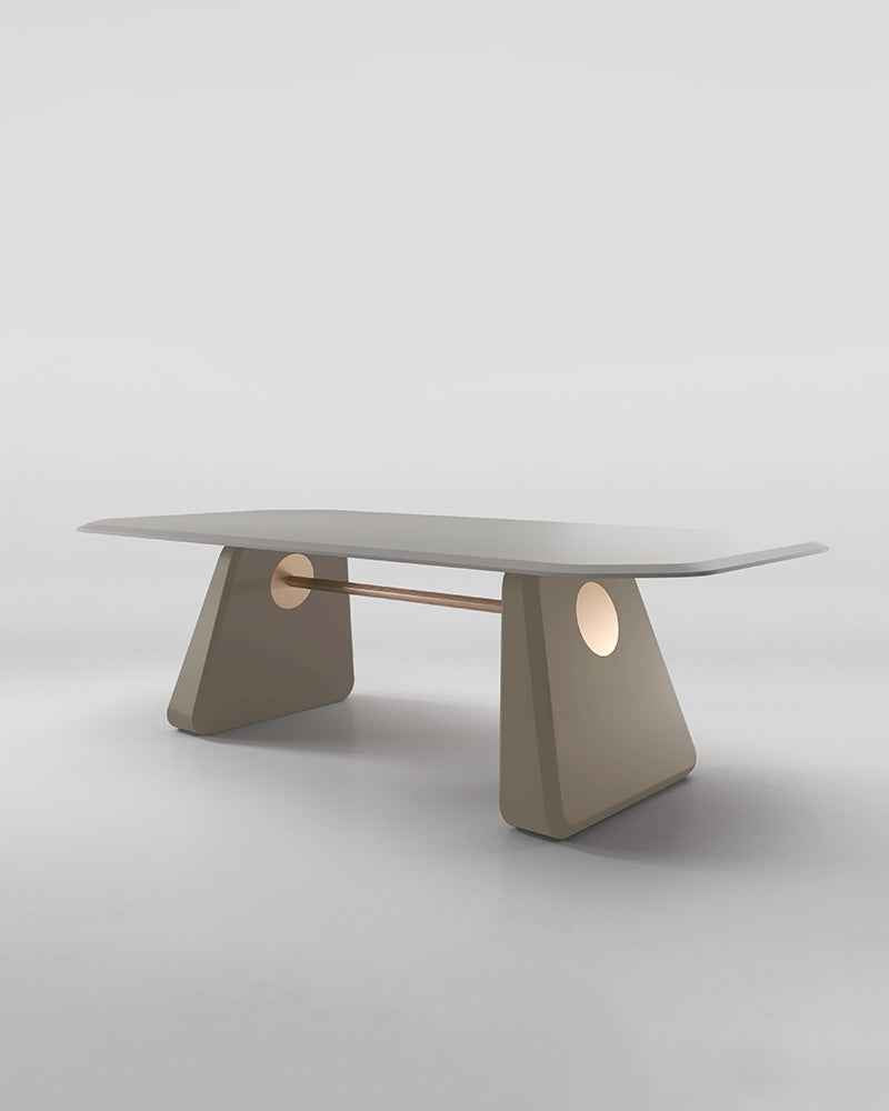 Architectural Dining Table | Inge | Made in Italy | ID – INTERNATIONAL ...