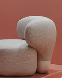 Asawa | Wood, Fabric & Leather Lounge Chair | Lounge Chair - INTERNATIONAL DESIGN - Lounge Chairs - luxury - art