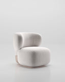 Asawa | Wood, Fabric & Leather Lounge Chair | Lounge Chair - INTERNATIONAL DESIGN - Lounge Chairs - luxury - art