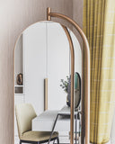 Giove | Rotating Floor Mirror - INTERNATIONAL DESIGN - Mirrors - luxury - art